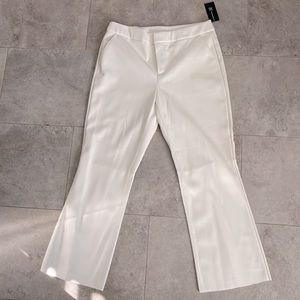NWT Dillard White Leather Pants